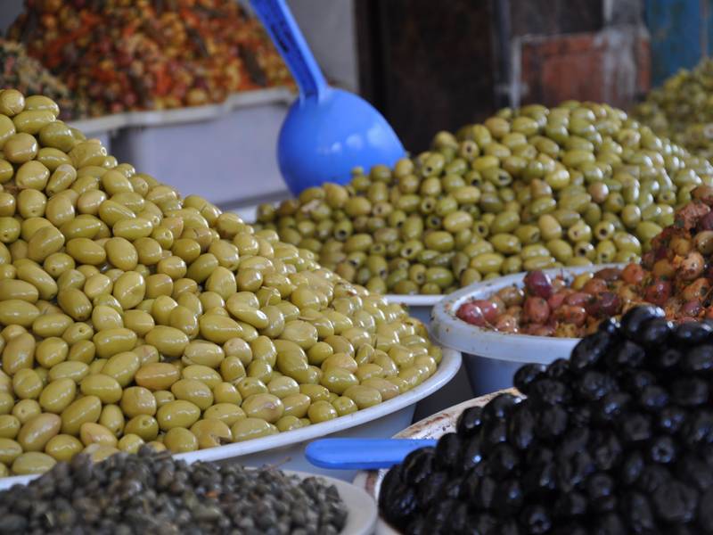 Variedad de aceitunas