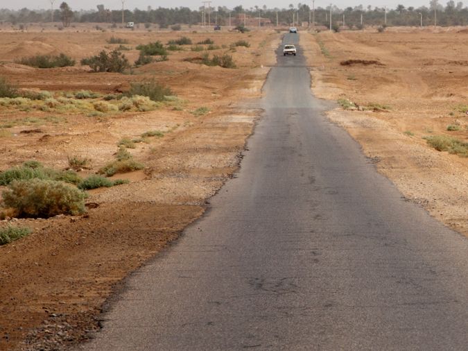 Carretera al sur de Marruecos