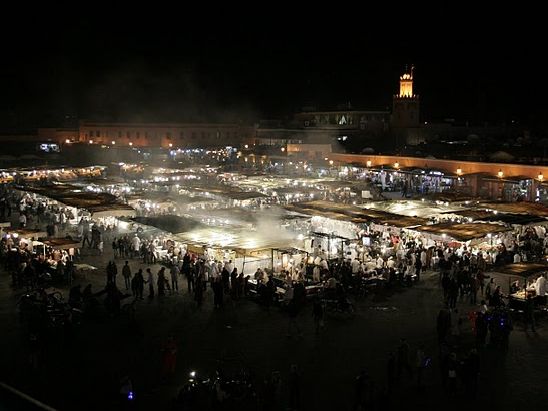 Marrakech de noche